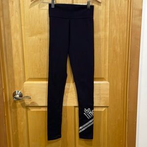 The line up high waisted black leggings size S